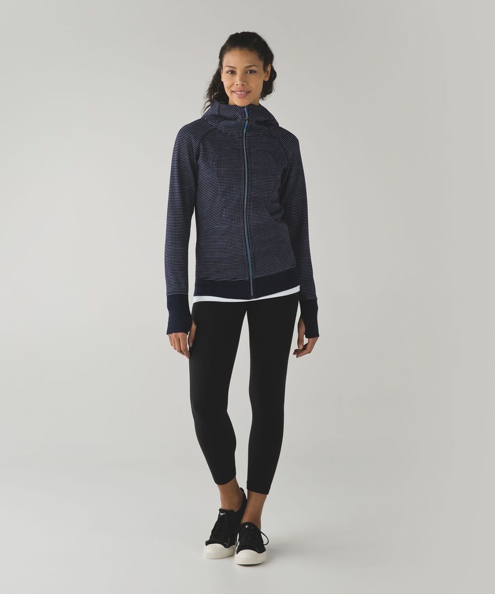 SPECIAL EDITION Lululemon Scuba Hoodie III Double Dot SZ 4 EUC